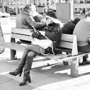 Dimanche Le Long de Champs Elysees